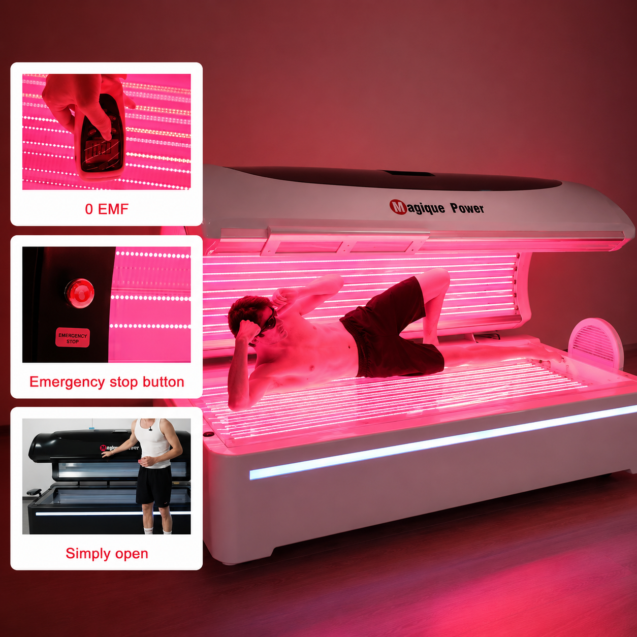 SeekPretty RadianceArc 900 Red Light Therapy Bed