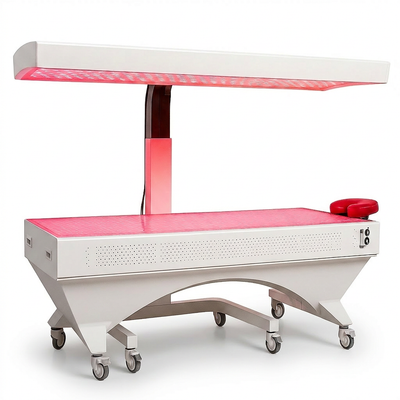 Red Light Therapy Bed Engineered for Full-Body Treatment, Medical-Grade LEDs, Height-Adjustable Canopy, Professional Results