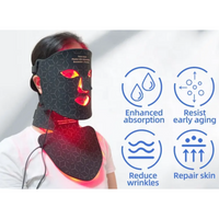 LED Light Therapy Mask Built for Professional Results, Medical Grade Silicone, Tri-Spectrum LEDs, Timer Control