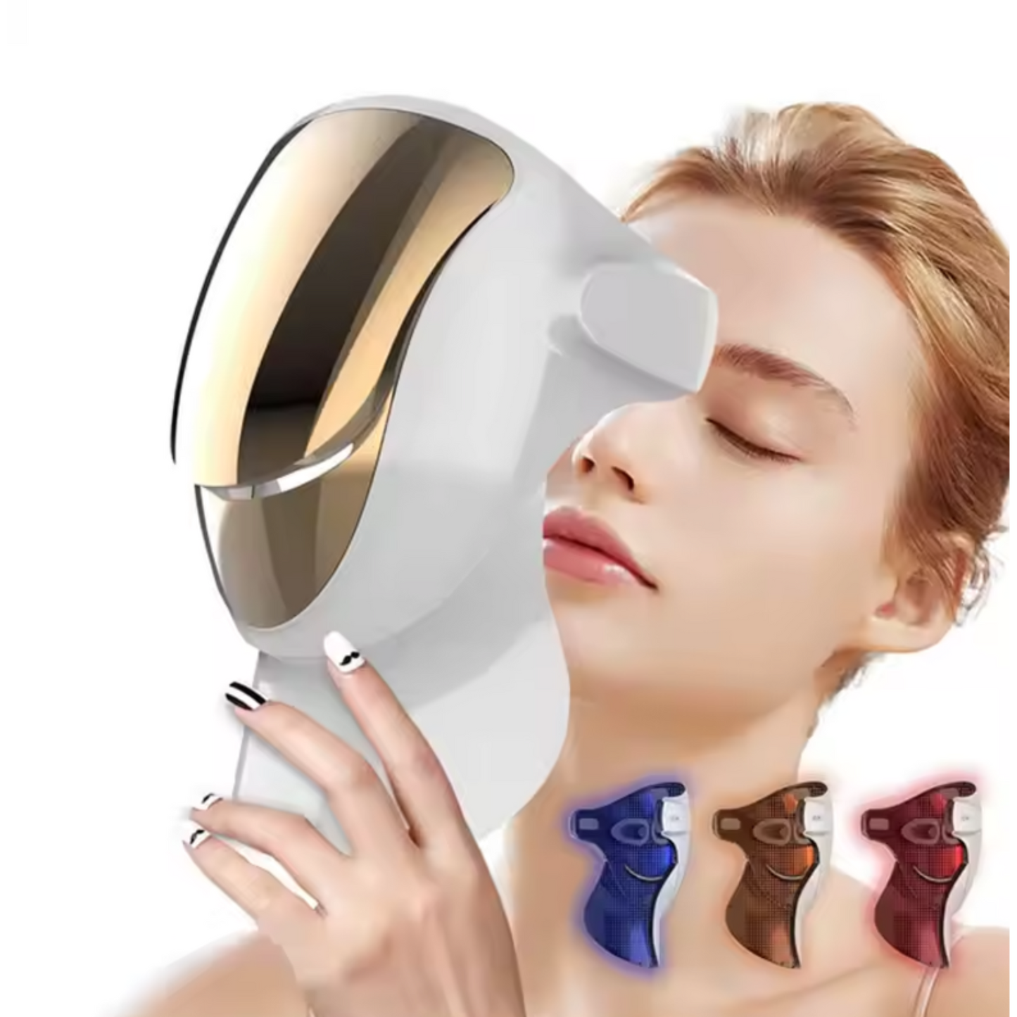 LumiVére Aegis Gold LED Visor